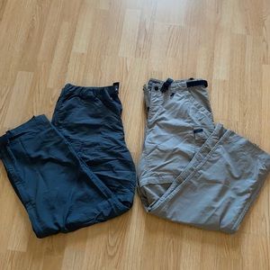 2 pair REI hiking pants/ shorts